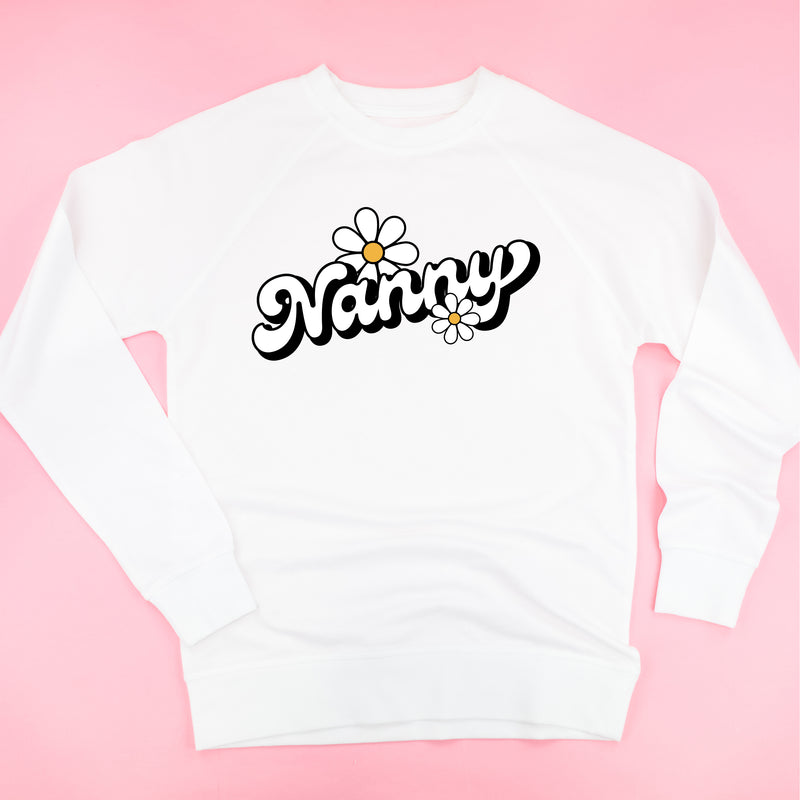 DAISY - NANNY - w/ Full Daisy on Back - Lightweight Pullover Sweater