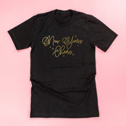 New Years Cheers - Stars/Script - Unisex Tee Little Mama Shirt Shop