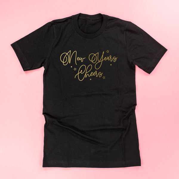 New Years Cheers - Stars/Script - Unisex Tee