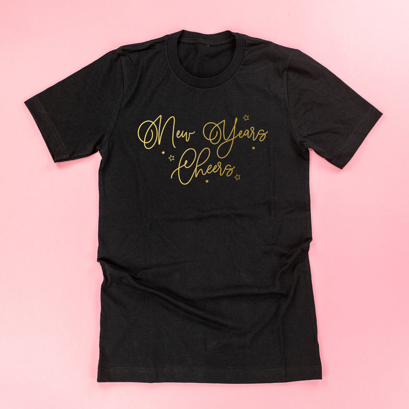 New Years Cheers - Stars/Script - Unisex Tee