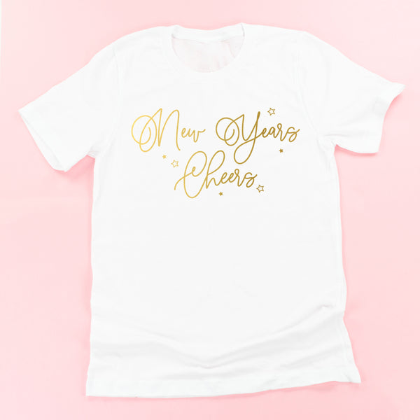 New Years Cheers - Stars/Script - Unisex Tee