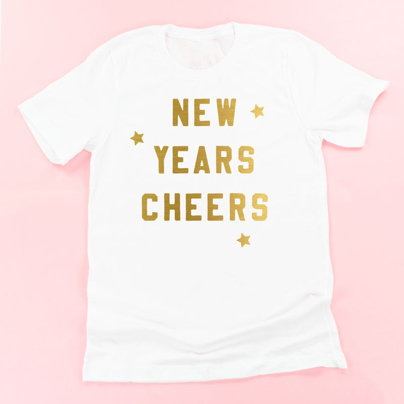 New Years Cheers - Block Font - Unisex Tee