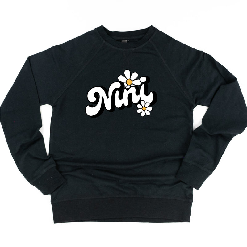 DAISY - NINI - w/ Full Daisy on Back - Lightweight Pullover Sweater