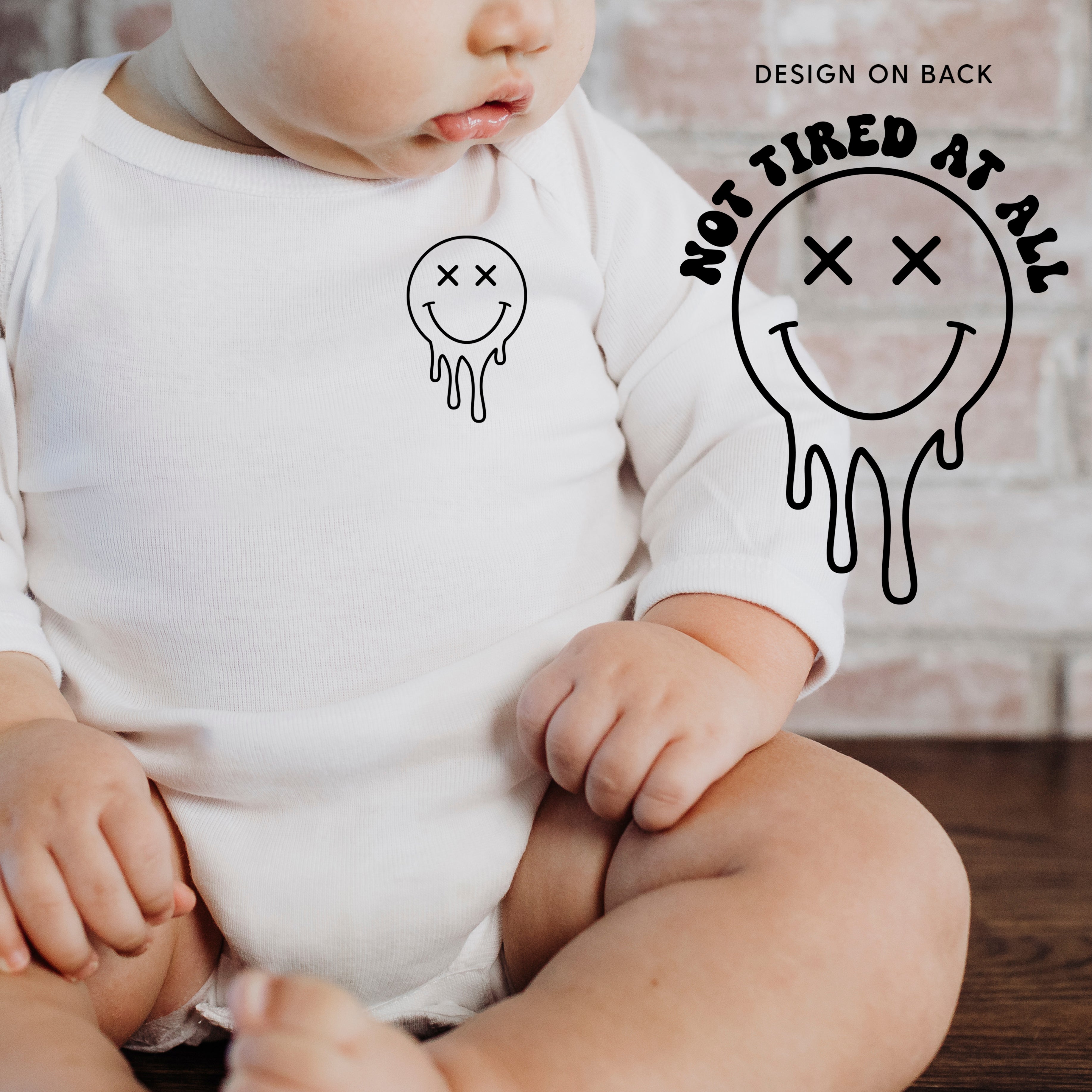  Melty X Eye Smiley) - Long Sleeve Child Shirt Little Mama Shirt Shop
