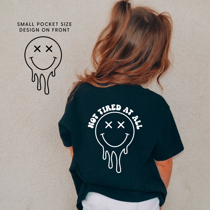 NOT TIRED AT ALL (w/ Melty X Eye Smiley)  - Short Sleeve Child Tee