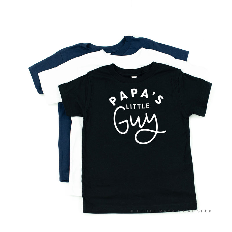 Papa's Little Guy - Child Shirt