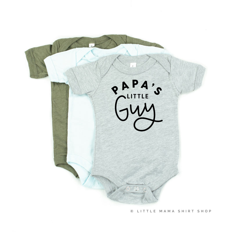Papa's Little Guy - Child Shirt