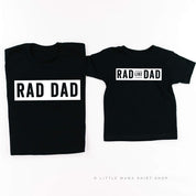 Rad Dad(one line) + Rad Like Dad - Set of 2 Shirts Little Mama Shirt Shop