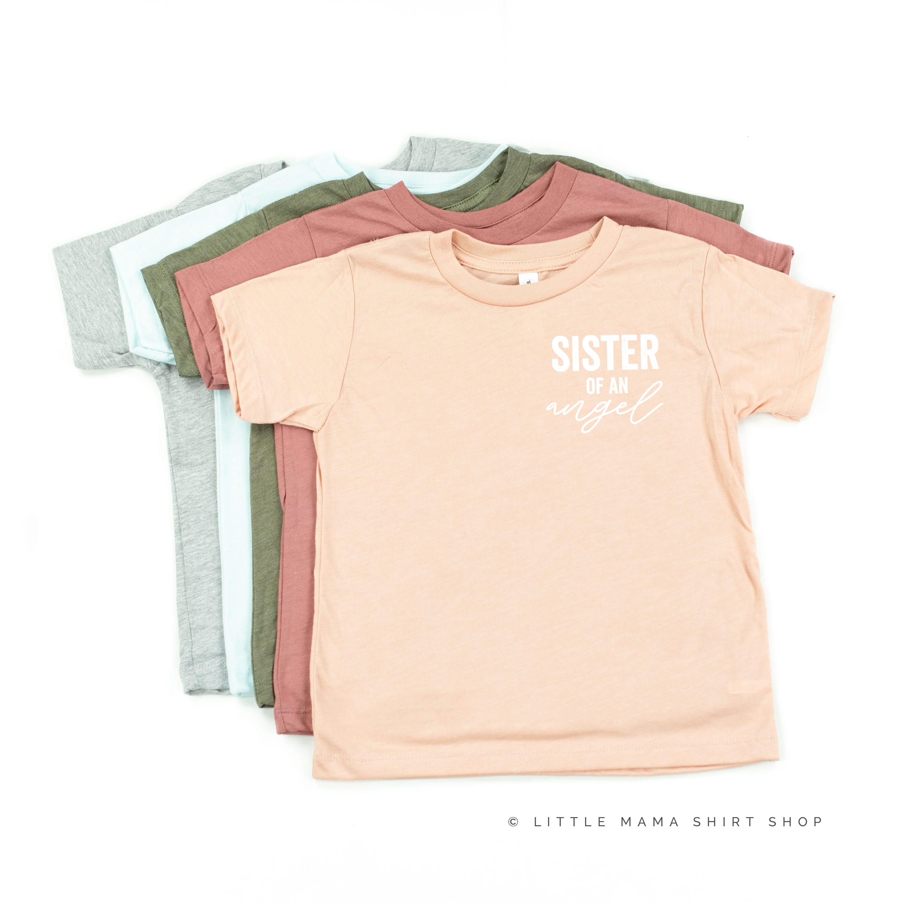 Sister of Angel(s) - Child Shirt Little Mama Shirt Shop