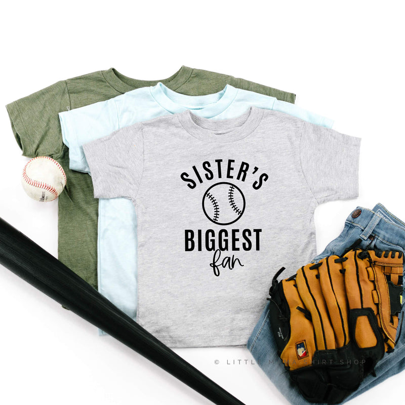 Sister's Biggest Fan - Baseball - Child Shirt