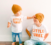 Little Turkey - Short Sleeve Child Shirt Little Mama Shirt Shop