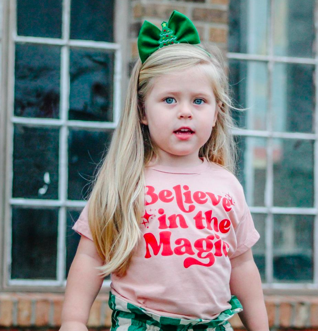 Believe In The Magic - Child Tee Little Mama Shirt Shop
