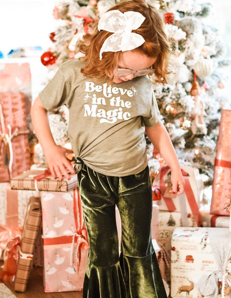 Believe In The Magic - Child Tee Little Mama Shirt Shop