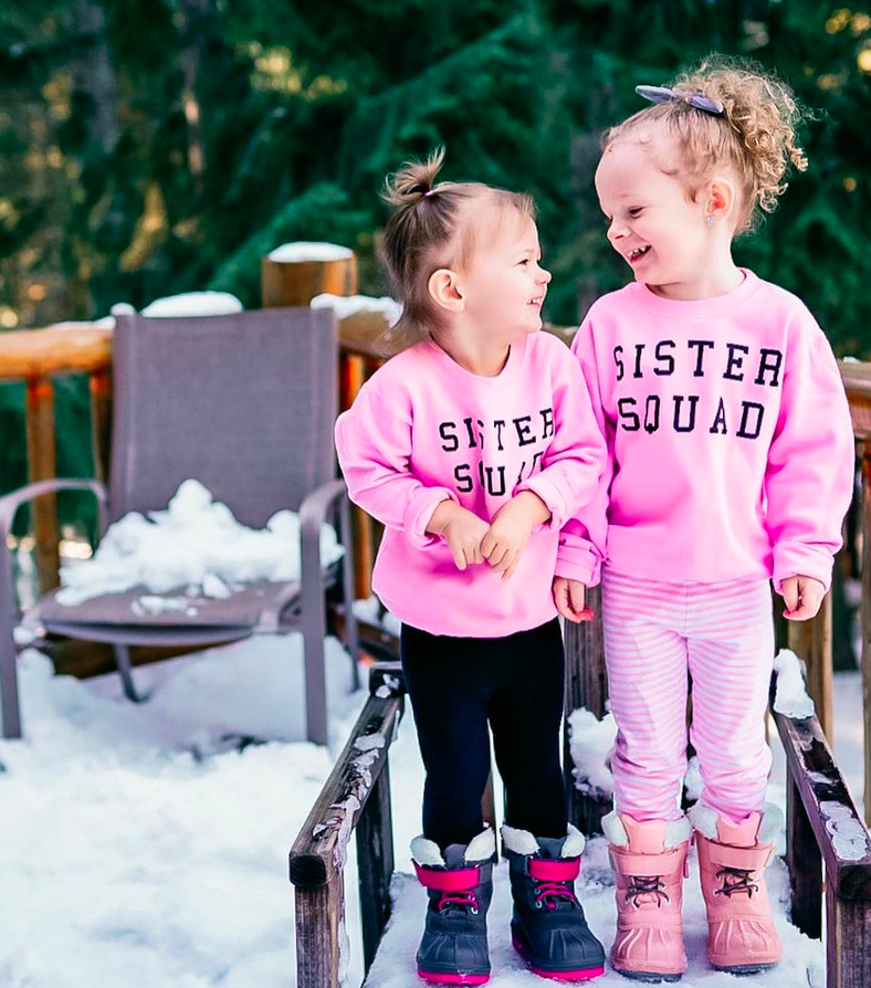 Sister Squad - Child Sweater Little Mama Shirt Shop