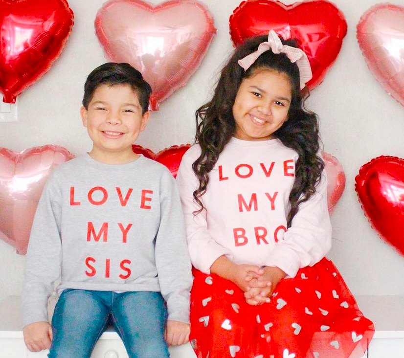 Love My Bro - Child Sweater Little Mama Shirt Shop