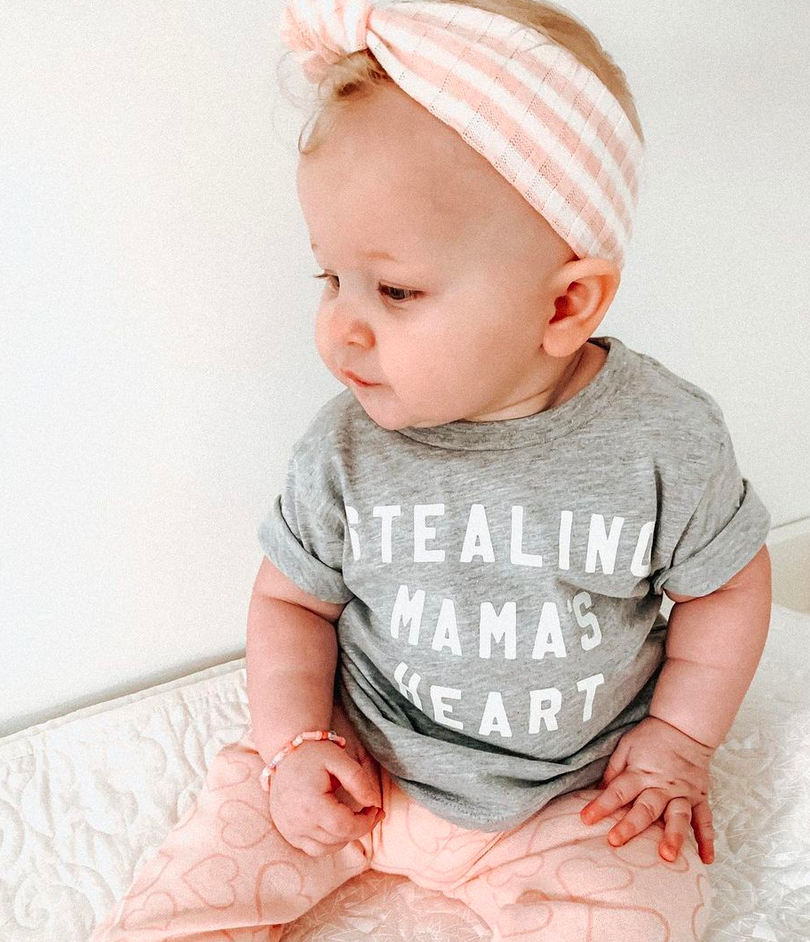 Stealing Mama's Heart - Child Tee Little Mama Shirt Shop