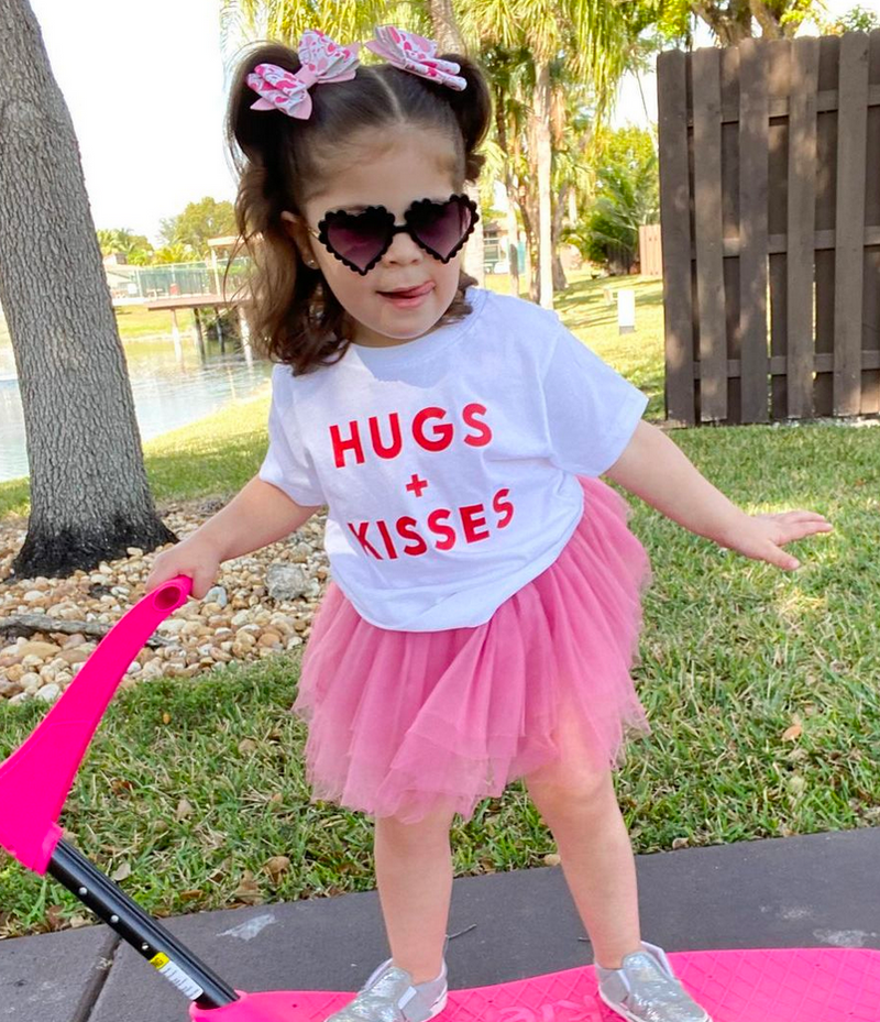 Hugs + Kisses - Child Tee