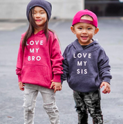 Love My Bro - Child HOODIE Little Mama Shirt Shop