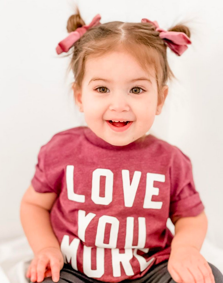 Love You More - Child Tee Little Mama Shirt Shop