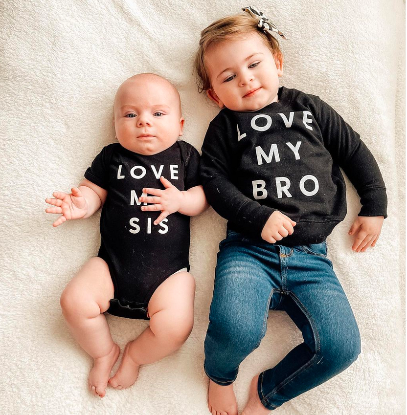 Love My Sis - Child Tee Little Mama Shirt Shop