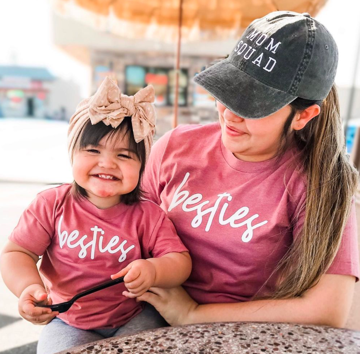 Besties - Unisex Tee Little Mama Shirt Shop