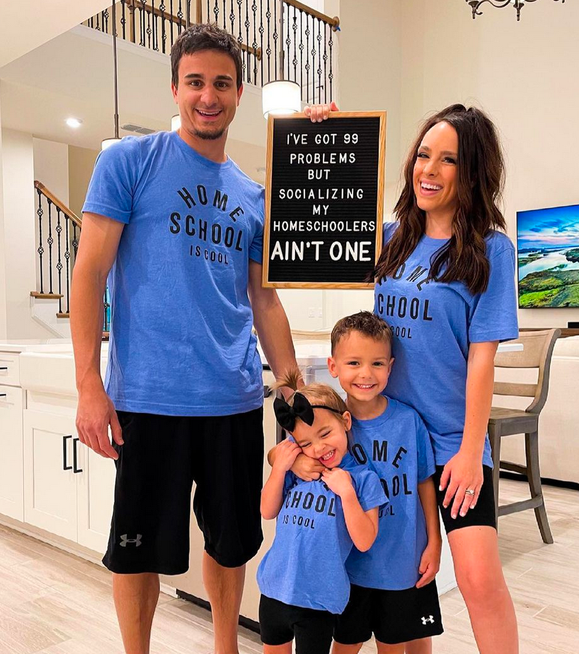 Home School is Cool - Unisex Tee Little Mama Shirt Shop