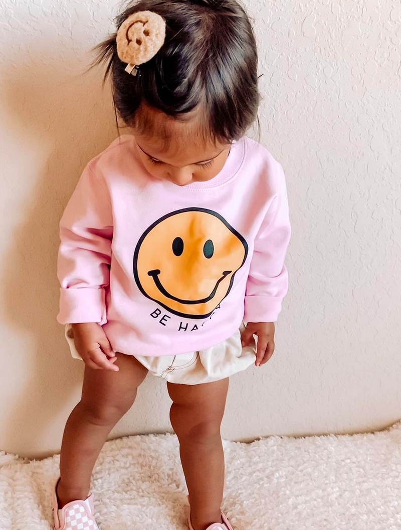 BE HAPPY - SMILEY FACE - Child Sweater