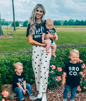 Mom of the Bro Co + Bro Co | Set of 2 Shirts Little Mama Shirt Shop