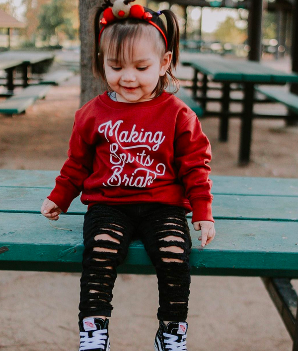 Making Spirits Bright - Child Sweater