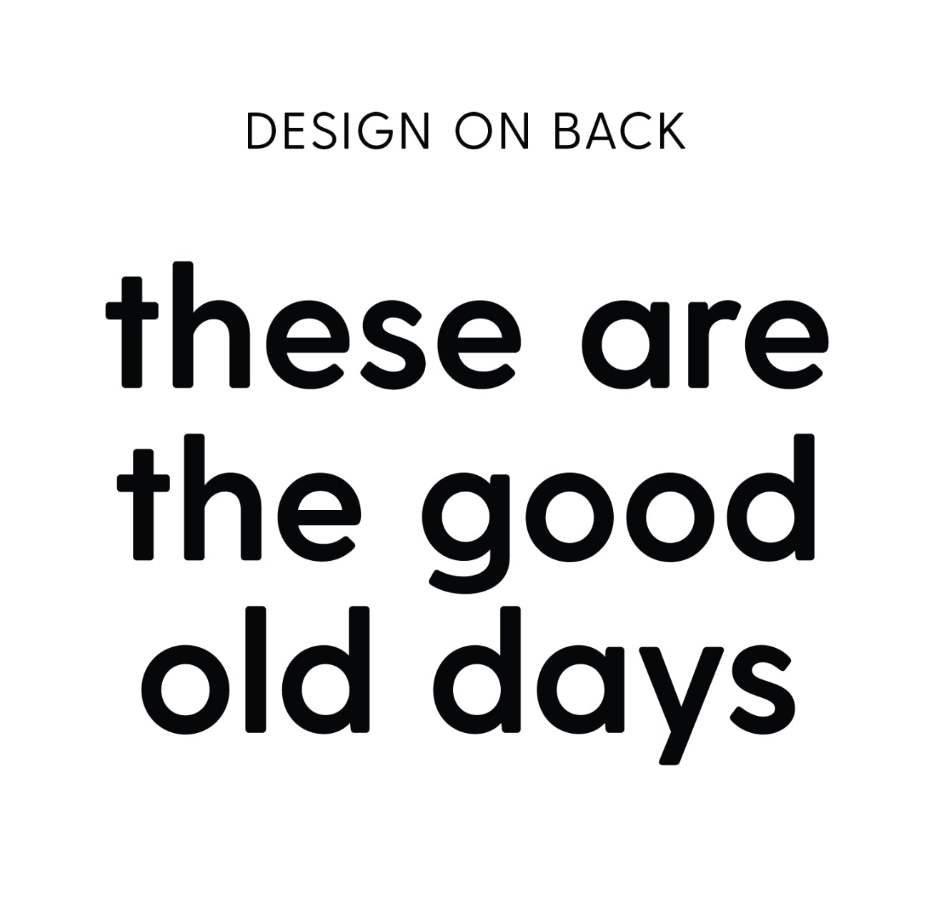 RAINBOW POCKET - THESE ARE THE GOOD OLD DAYS - Set of 2 Matching Shirts Little Mama Shirt Shop