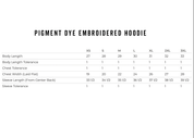 Embroidered PIGMENT HOODIE - Simple Smiley (pocket)
