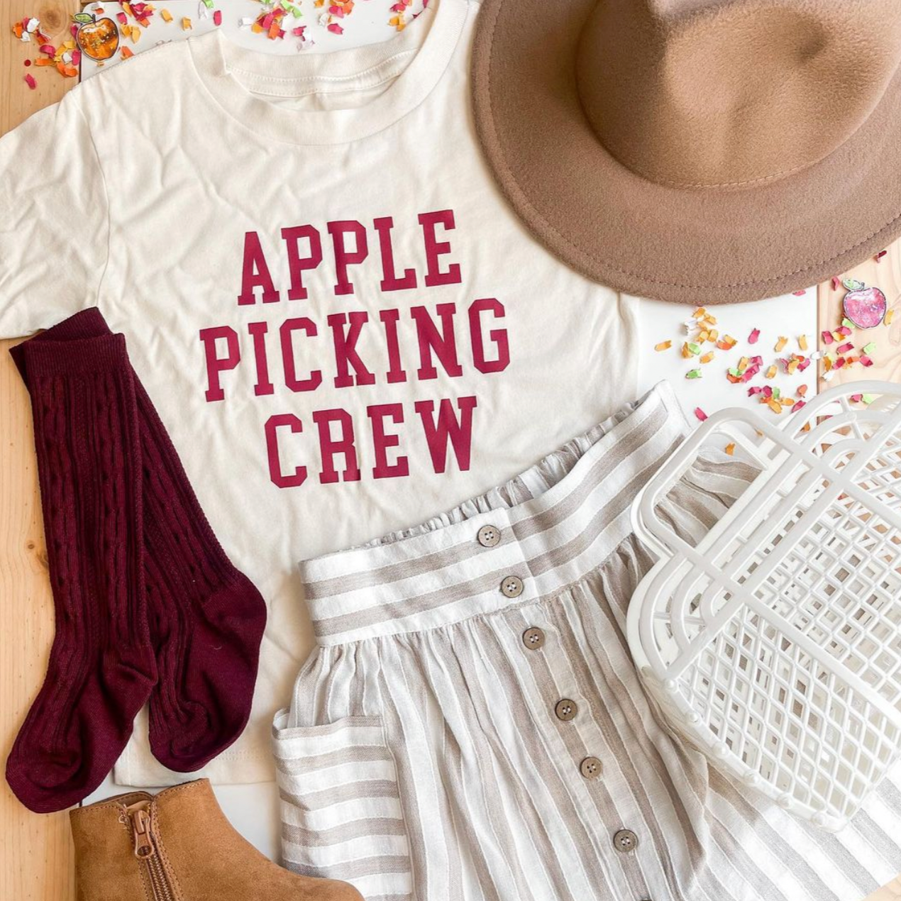 Apple Picking Crew - Child Tee