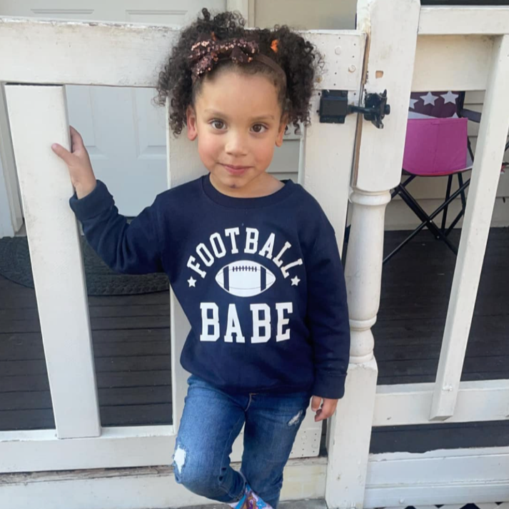 Football Babe - Child Sweater