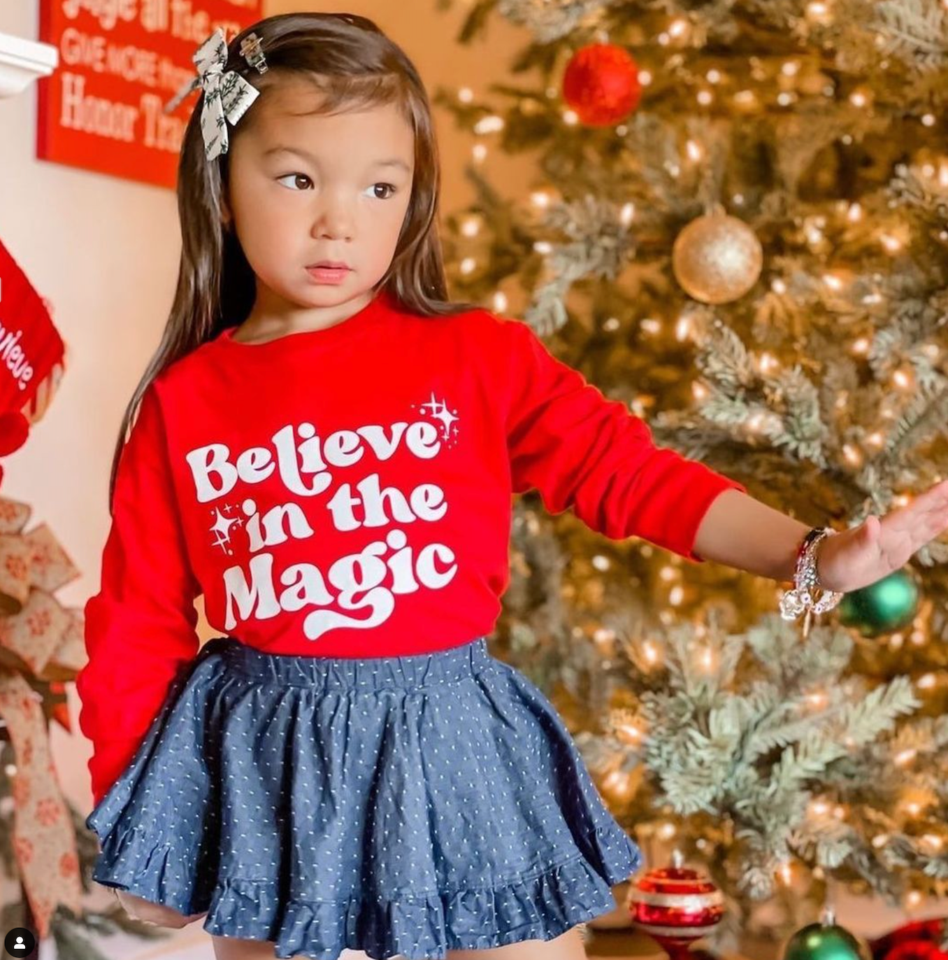 Believe In The Magic - Child Sweater Little Mama Shirt Shop