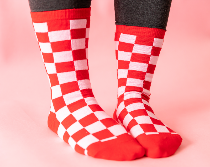 LMSS® CREW SOCKS - CHECK ME OUT - Toddler, Youth, Adult Sizes