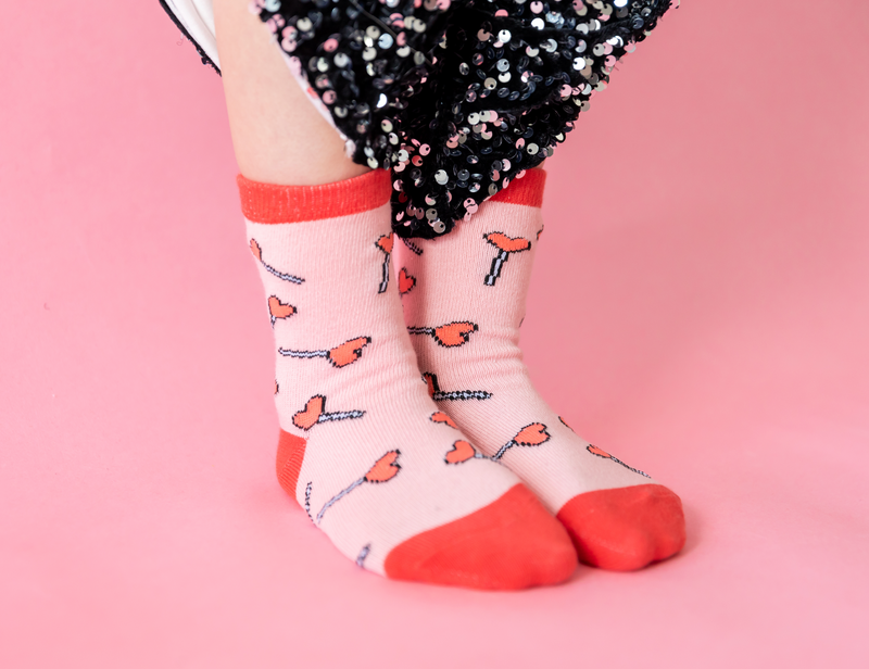 LMSS® CREW SOCKS - SUCKER FOR YOU - Toddler, Youth, Adult Sizes