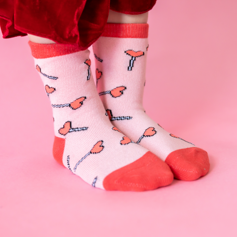 LMSS® CREW SOCKS - SUCKER FOR YOU - Toddler, Youth, Adult Sizes