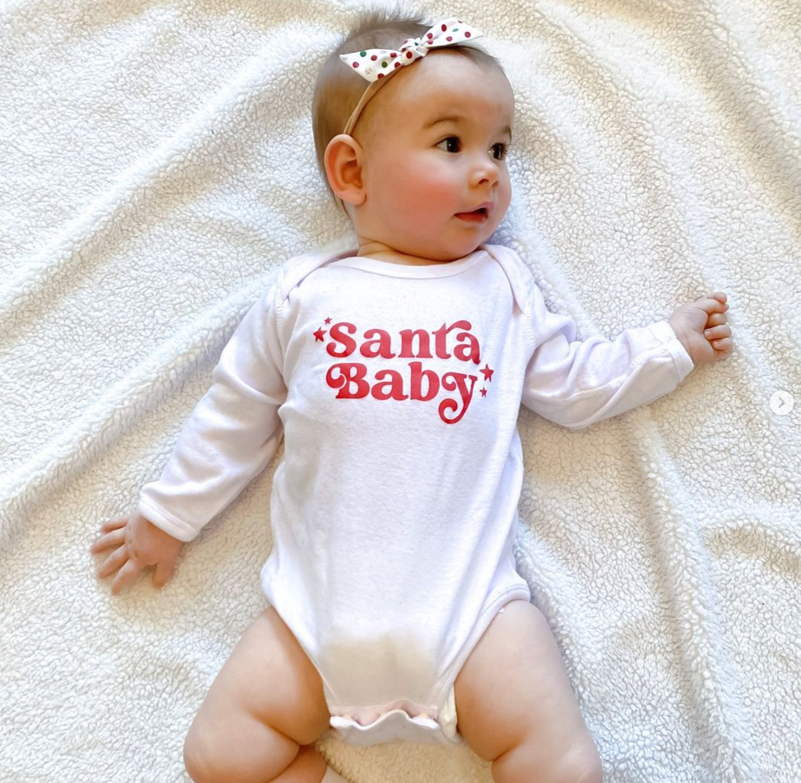 Santa Baby - Child LONG SLEEVE Tee Little Mama Shirt Shop