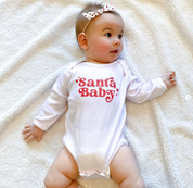 Santa Baby - Child LONG SLEEVE Tee Little Mama Shirt Shop