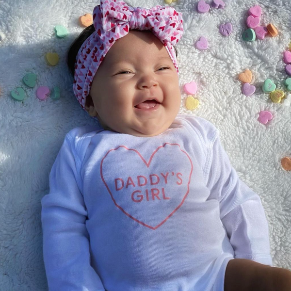 Daddy's Girl (Heart Around) - Child LONG SLEEVE Tee