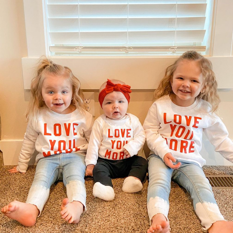 Love You More - Child LONG SLEEVE Tee