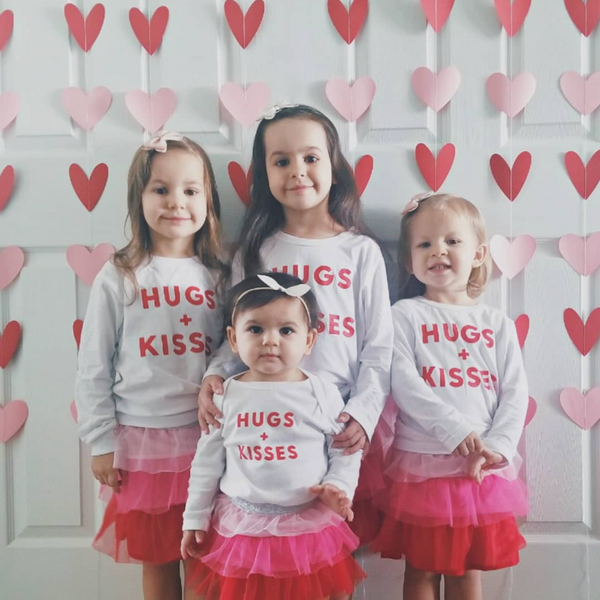 Hugs + Kisses - Child LONG SLEEVE Tee