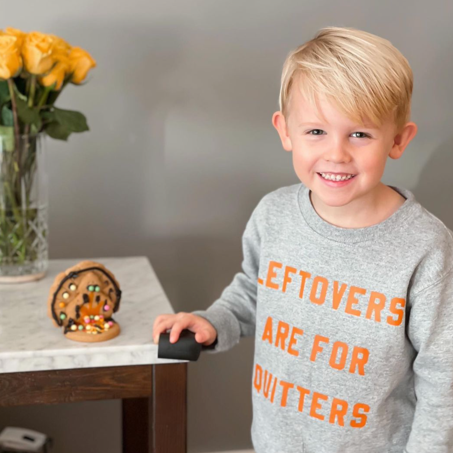 Leftovers are for Quitters - Child Sweater Little Mama Shirt Shop