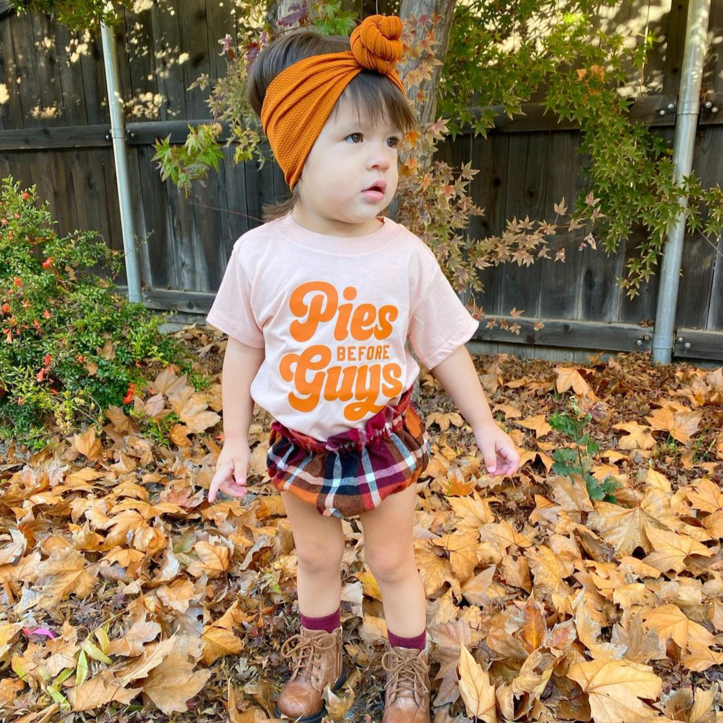 Pies Before Guys - Short Sleeve Child Shirt Little Mama Shirt Shop