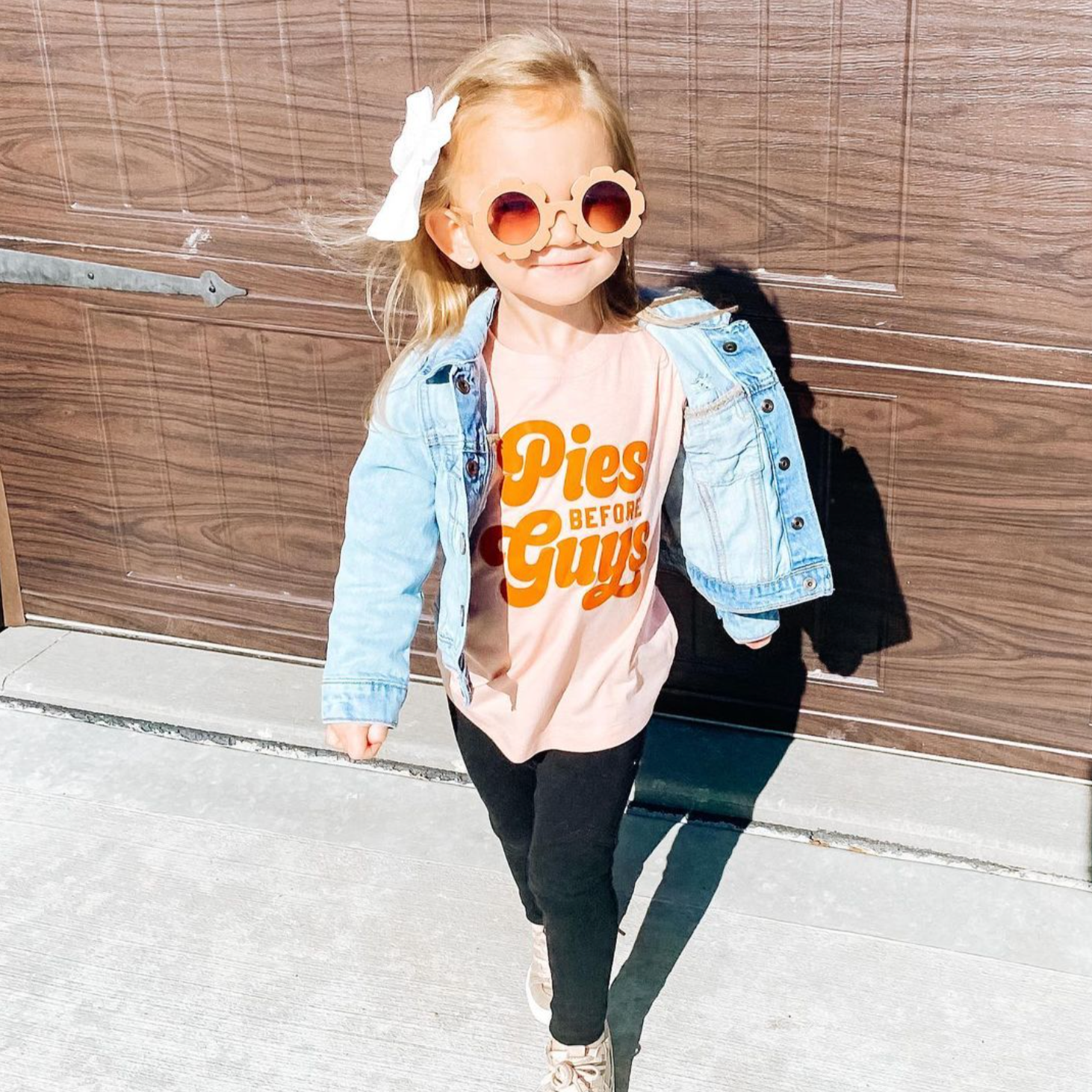 Pies Before Guys - Short Sleeve Child Shirt Little Mama Shirt Shop
