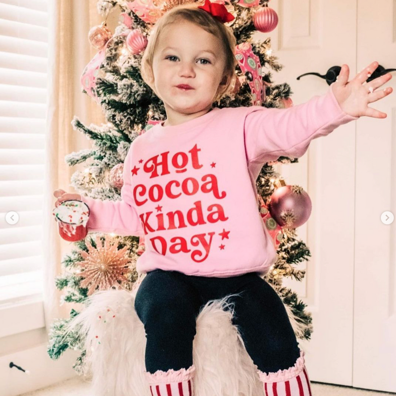 Hot Cocoa Kinda Day - Child Sweater