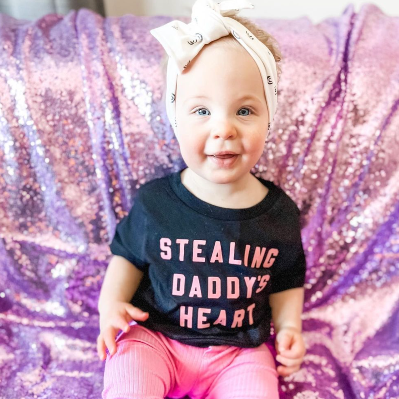 Stealing Daddy's Heart - Child Tee Little Mama Shirt Shop