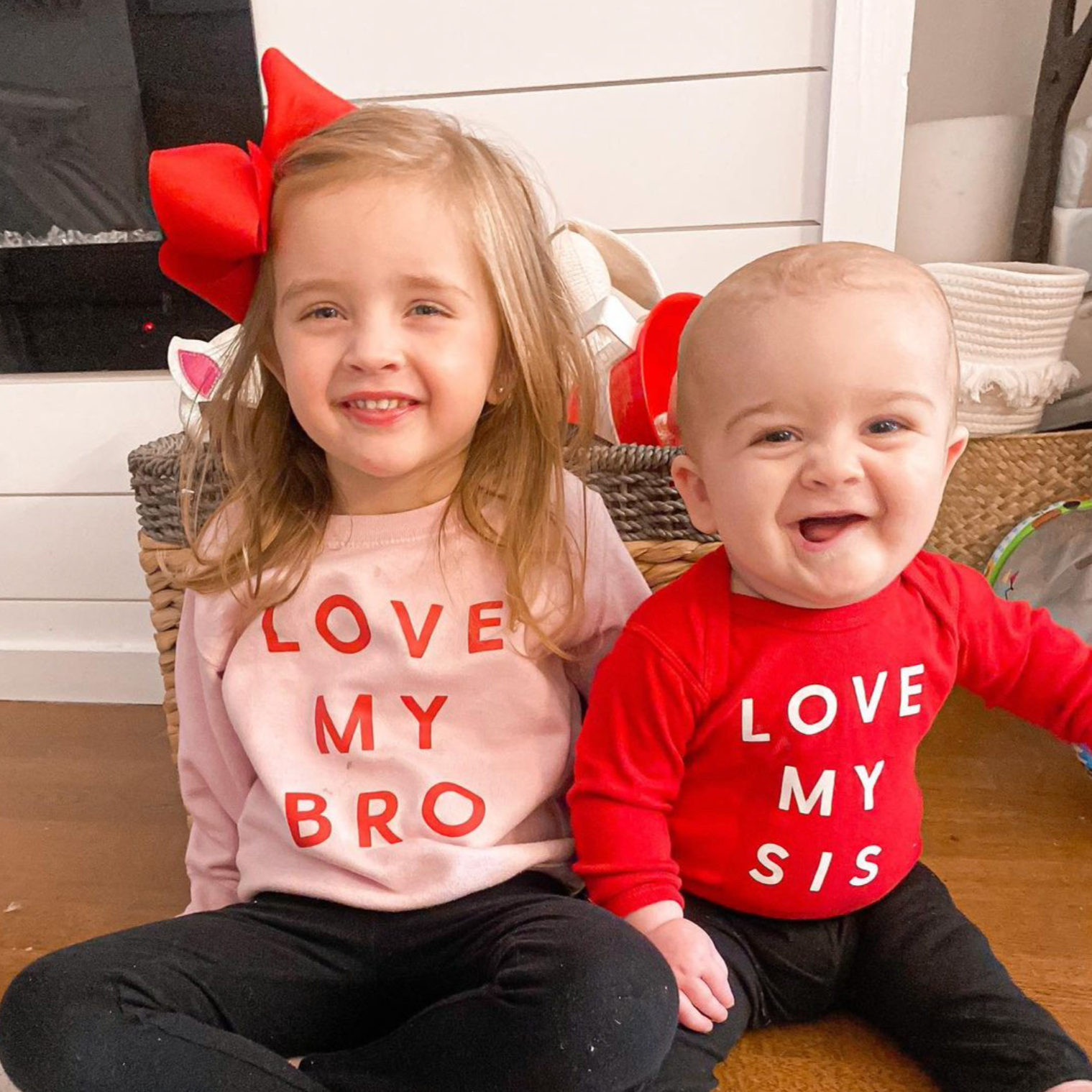 Love My Bro - Child Sweater Little Mama Shirt Shop