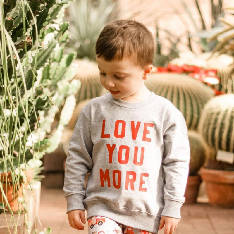 Love You More - Child Sweater