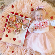 Babe - Mini Hearts - Child LONG SLEEVE Tee Little Mama Shirt Shop